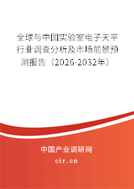 全球與中國實驗室電子天平行業(yè)調查分析及市場前景預測報告（2024-2030年）