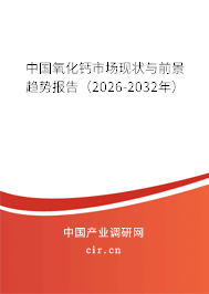 中國氧化鈣市場現(xiàn)狀與前景趨勢報告（2026-2032年）