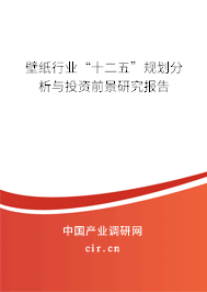 壁紙行業(yè)“十二五”規(guī)劃分析與投資前景研究報告