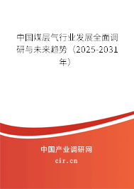 中國煤層氣行業(yè)發(fā)展全面調(diào)研與未來趨勢(2025-2031年) 中國煤層氣行業(yè)發(fā)展全面調(diào)研與未來趨勢(2025-2031年)