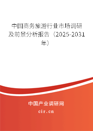 中國商務(wù)旅游行業(yè)市場調(diào)研及前景分析報告（2025-2031年）