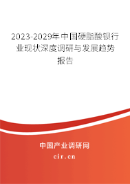 2023-2029年中國硬脂酸鋇行業(yè)現(xiàn)狀深度調(diào)研與發(fā)展趨勢報告