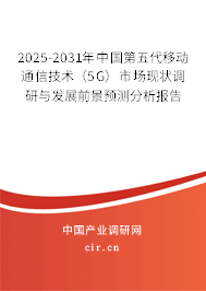 2025-2031年中國(guó)第五代移動(dòng)通信技術(shù)（5G）市場(chǎng)現(xiàn)狀調(diào)研與發(fā)展前景預(yù)測(cè)分析報(bào)告