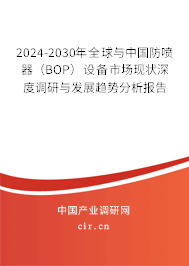 2024-2030年全球與中國(guó)防噴器（BOP）設(shè)備市場(chǎng)現(xiàn)狀深度調(diào)研與發(fā)展趨勢(shì)分析報(bào)告