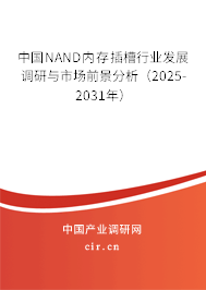 中國NAND內(nèi)存插槽行業(yè)發(fā)展調(diào)研與市場前景分析（2026-2032年）