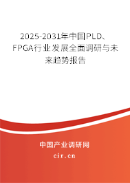 2025-2031年中國PLD、FPGA行業(yè)發(fā)展全面調(diào)研與未來趨勢報告