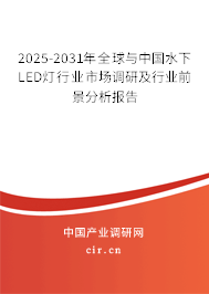 2025-2031年全球與中國水下LED燈行業(yè)市場調(diào)研及行業(yè)前景分析報告 2025-2031年全球與中國水下LED燈行業(yè)市場調(diào)研及行業(yè)前景分析報告