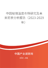 中國玻璃溫度市場研究及未來前景分析報告（2023-2029年）