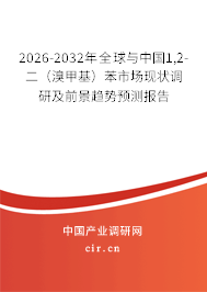 2026-2032年全球與中國1,2-二(溴甲基)苯市場現(xiàn)狀調研及前景趨勢預測報告 2026-2032年全球與中國1,2-二(溴甲基)苯市場現(xiàn)狀調研及前景趨勢預測報告