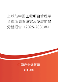全球與中國工程項目管理平臺市場調(diào)查研究及發(fā)展前景分析報告（2025-2031年）