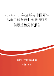 2024-2030年全球與中國可伸縮電子設備行業(yè)市場調研及前景趨勢分析報告