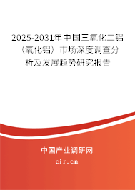 2025-2031年中國(guó)三氧化二鋁（氧化鋁）市場(chǎng)深度調(diào)查分析及發(fā)展趨勢(shì)研究報(bào)告