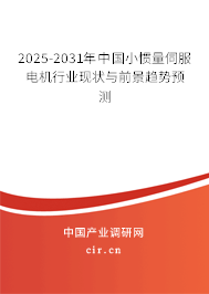 2025-2031年中國小慣量伺服電機行業(yè)現(xiàn)狀與前景趨勢預測 2025-2031年中國小慣量伺服電機行業(yè)現(xiàn)狀與前景趨勢預測