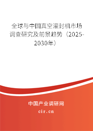 全球與中國真空灌封機(jī)市場調(diào)查研究及前景趨勢（2025-2030年）