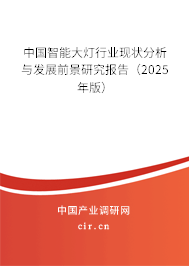 中國智能大燈行業(yè)現(xiàn)狀分析與發(fā)展前景研究報告(2025年版) 中國智能大燈行業(yè)現(xiàn)狀分析與發(fā)展前景研究報告(2025年版)