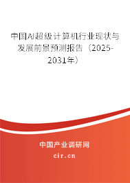 中國(guó)AI超級(jí)計(jì)算機(jī)行業(yè)現(xiàn)狀與發(fā)展前景預(yù)測(cè)報(bào)告（2025-2031年）