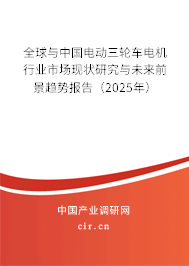 全球與中國電動三輪車電機行業(yè)市場現狀研究與未來前景趨勢報告（2025年）