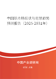中國釩市場現(xiàn)狀與前景趨勢預(yù)測報告（2025-2031年）