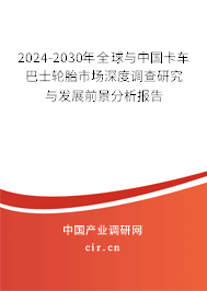 2024-2030年全球與中國(guó)卡車巴士輪胎市場(chǎng)深度調(diào)查研究與發(fā)展前景分析報(bào)告