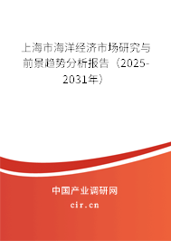 上海市海洋經(jīng)濟(jì)市場研究與前景趨勢分析報告(2025-2031年) 上海市海洋經(jīng)濟(jì)市場研究與前景趨勢分析報告(2025-2031年)