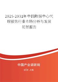 2025-2031年中國(guó)數(shù)據(jù)中心代理服務(wù)行業(yè)市場(chǎng)分析與發(fā)展前景報(bào)告