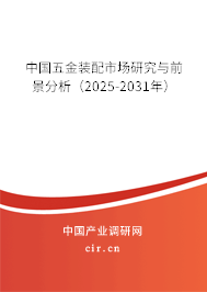 中國五金裝配市場研究與前景分析（2025-2031年）