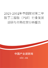 2025-2031年中國聚對苯二甲酸丁二醇酯(PBT)行業(yè)發(fā)展調(diào)研與市場前景分析報告 2025-2031年中國聚對苯二甲酸丁二醇酯(PBT)行業(yè)發(fā)展調(diào)研與市場前景分析報告