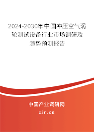 2024-2030年中國(guó)沖壓空氣渦輪測(cè)試設(shè)備行業(yè)市場(chǎng)調(diào)研及趨勢(shì)預(yù)測(cè)報(bào)告