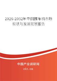 2024-2030年中國(guó)推車機(jī)市場(chǎng)現(xiàn)狀與發(fā)展前景報(bào)告