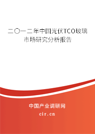 二〇一二年中國光伏TCO玻璃市場研究分析報告 二〇一二年中國光伏TCO玻璃市場研究分析報告