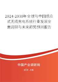 2024-2030年全球與中國感應(yīng)式無線充電系統(tǒng)行業(yè)發(fā)展全面調(diào)研與未來趨勢預(yù)測報告