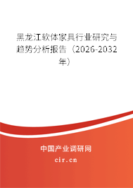 黑龍江軟體家具行業(yè)研究與趨勢分析報告（2026-2032年）