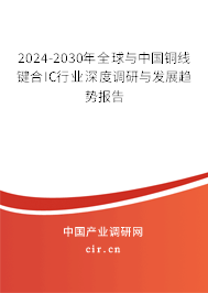 2024-2030年全球與中國銅線鍵合IC行業(yè)深度調(diào)研與發(fā)展趨勢報告 2024-2030年全球與中國銅線鍵合IC行業(yè)深度調(diào)研與發(fā)展趨勢報告