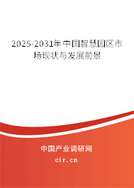 2025-2031年中國智慧園區(qū)市場現(xiàn)狀與發(fā)展前景