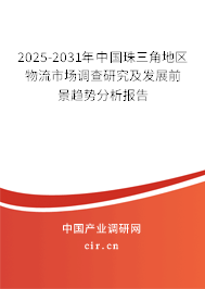 2023-2029年中國珠三角地區(qū)物流市場調查研究及發(fā)展前景趨勢分析報告