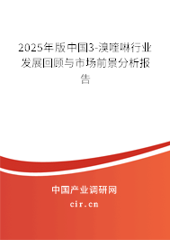 2025年版中國3-溴喹啉行業(yè)發(fā)展回顧與市場前景分析報告