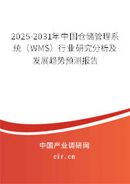 2025-2031年中國(guó)倉(cāng)儲(chǔ)管理系統(tǒng)（WMS）行業(yè)研究分析及發(fā)展趨勢(shì)預(yù)測(cè)報(bào)告