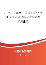 2025-2031年中國(guó)輻射固化行業(yè)現(xiàn)狀研究分析及發(fā)展趨勢(shì)預(yù)測(cè)報(bào)告