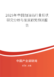 2025年中國加油站行業(yè)現(xiàn)狀研究分析與發(fā)展趨勢預(yù)測報告