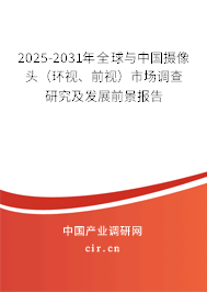 2025-2031年全球與中國(guó)攝像頭（環(huán)視、前視）市場(chǎng)調(diào)查研究及發(fā)展前景報(bào)告