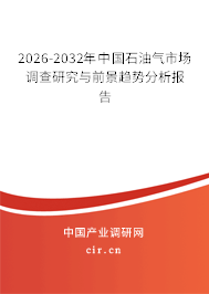 2026-2032年中國(guó)石油氣市場(chǎng)調(diào)查研究與前景趨勢(shì)分析報(bào)告