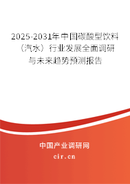 2025-2031年中國(guó)碳酸型飲料(汽水)行業(yè)發(fā)展全面調(diào)研與未來(lái)趨勢(shì)預(yù)測(cè)報(bào)告 2025-2031年中國(guó)碳酸型飲料(汽水)行業(yè)發(fā)展全面調(diào)研與未來(lái)趨勢(shì)預(yù)測(cè)報(bào)告