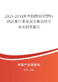 2025-2031年中國橡膠和塑料制品業(yè)行業(yè)發(fā)展全面調(diào)研與未來趨勢報告