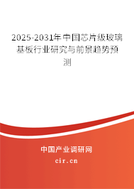 2025-2031年中國(guó)芯片級(jí)玻璃基板行業(yè)研究與前景趨勢(shì)預(yù)測(cè) 2025-2031年中國(guó)芯片級(jí)玻璃基板行業(yè)研究與前景趨勢(shì)預(yù)測(cè)