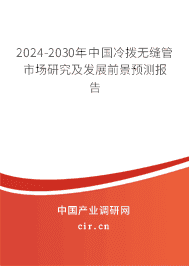2023-2029年中國冷撥無縫管市場研究及發(fā)展前景預(yù)測報告