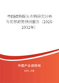 中國磁場探頭市場研究分析與前景趨勢預(yù)測報(bào)告（2026-2032年）