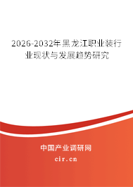 2026-2032年黑龍江職業(yè)裝行業(yè)現(xiàn)狀與發(fā)展趨勢研究 2026-2032年黑龍江職業(yè)裝行業(yè)現(xiàn)狀與發(fā)展趨勢研究