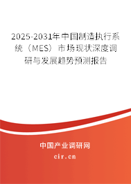 2025-2031年中國制造執(zhí)行系統(tǒng)（MES）市場現(xiàn)狀深度調(diào)研與發(fā)展趨勢預(yù)測報告