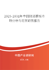 2026-2032年中國隧道模板市場分析與前景趨勢(shì)報(bào)告