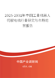 2025-2031年中國(guó)工業(yè)機(jī)器人伺服電機(jī)行業(yè)研究與市場(chǎng)前景報(bào)告